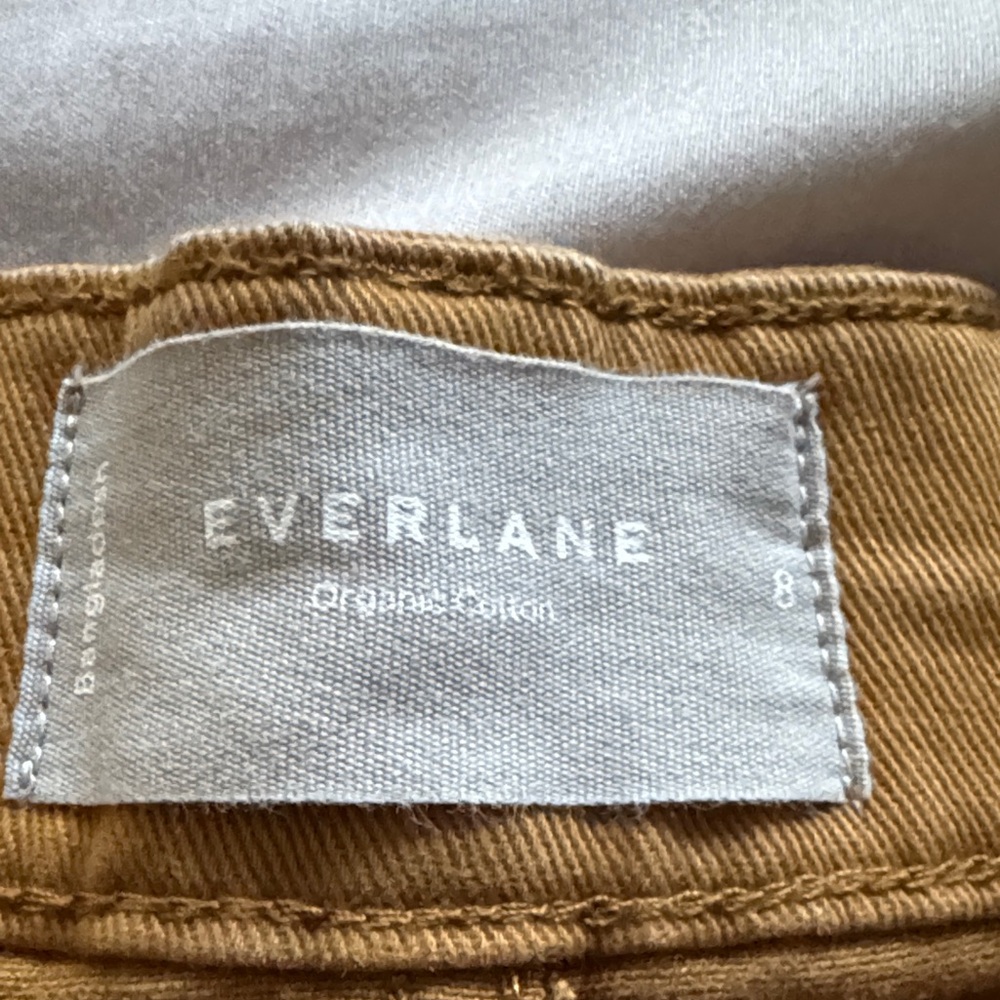 Everlane Women's Wide-Leg Tan Jeans - Picture 5 of 7